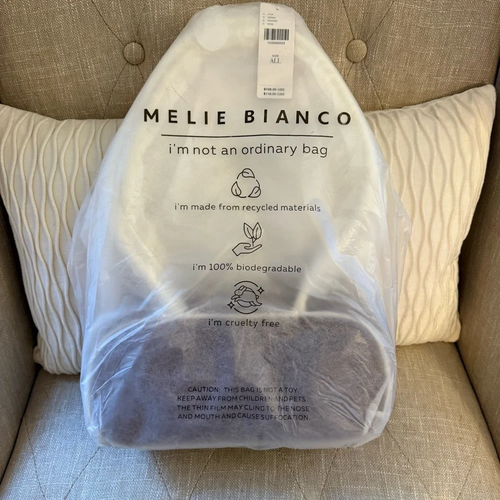 Melie Bianco Dakota Piped East West Shoulder Bag from Anthropologie - Picture 3 of 4